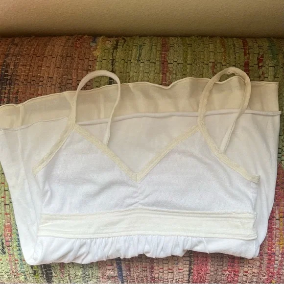 Hollister y2k white/cream cotton tank SZ MD - Picture 8 of 8